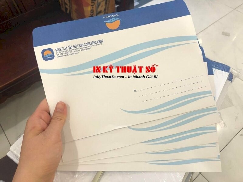 In địa chỉ lên phong bì