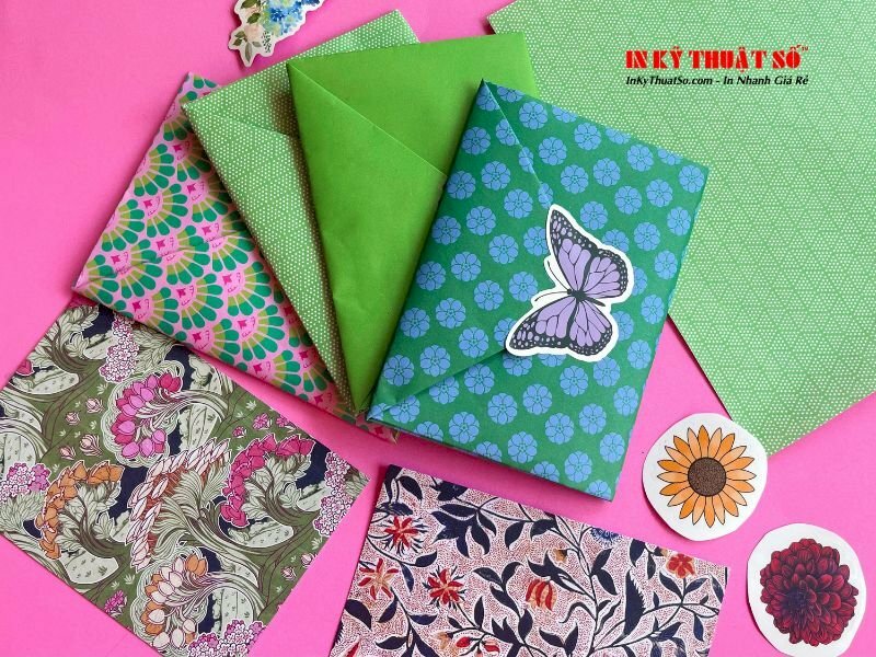 bao thư A5 in màu