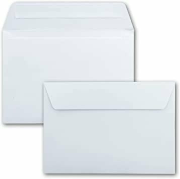 Mẫu bao thư trắng 12x18 nắp có keo đơn giản