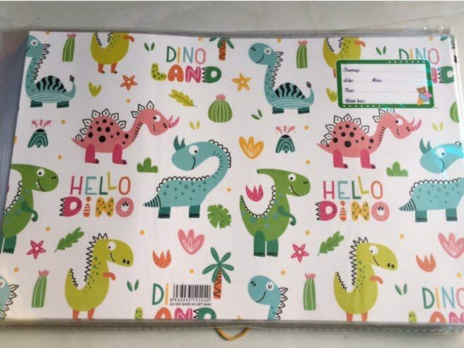 bìa bao vở khủng long