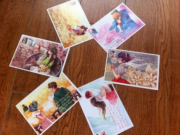 in ảnh màu làm Postcard bưu thiếp