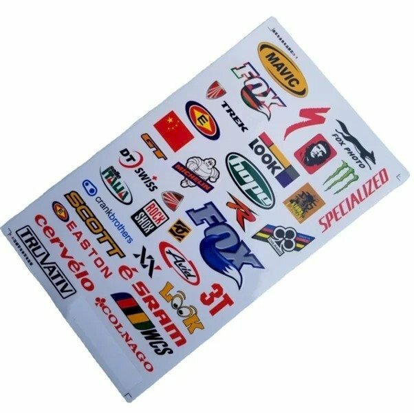 in decal sticker dán xe đạp
