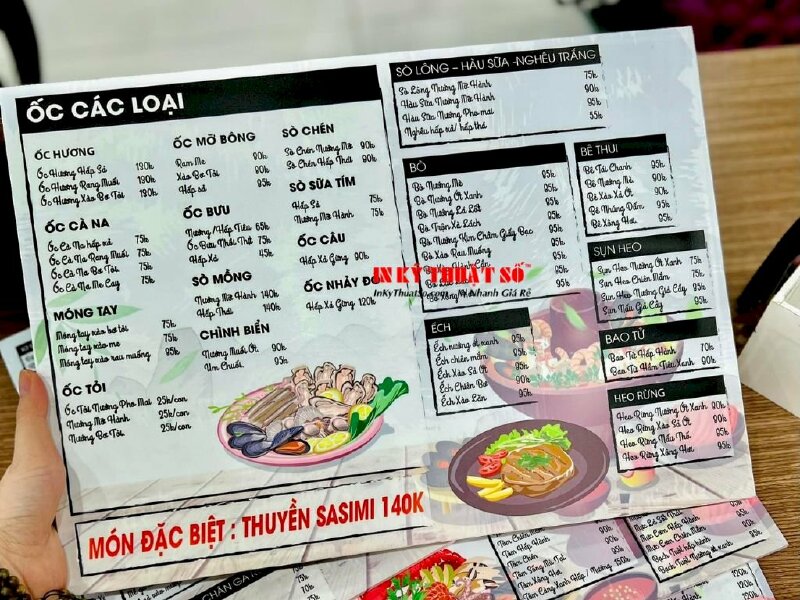 In menu format dán gói cầm tay khổ A4 - INKTS263