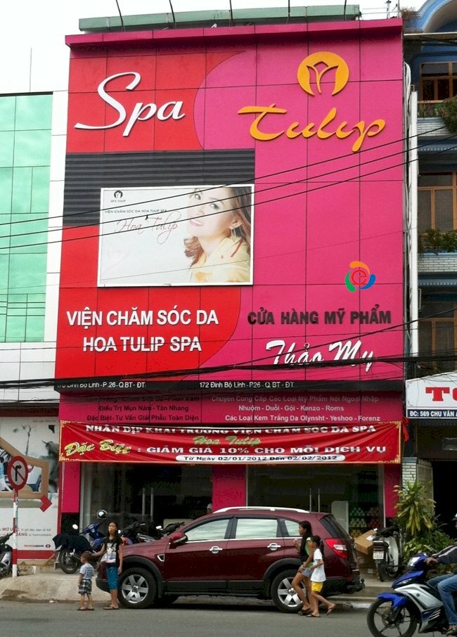 in phông bạt quảng cáo spa