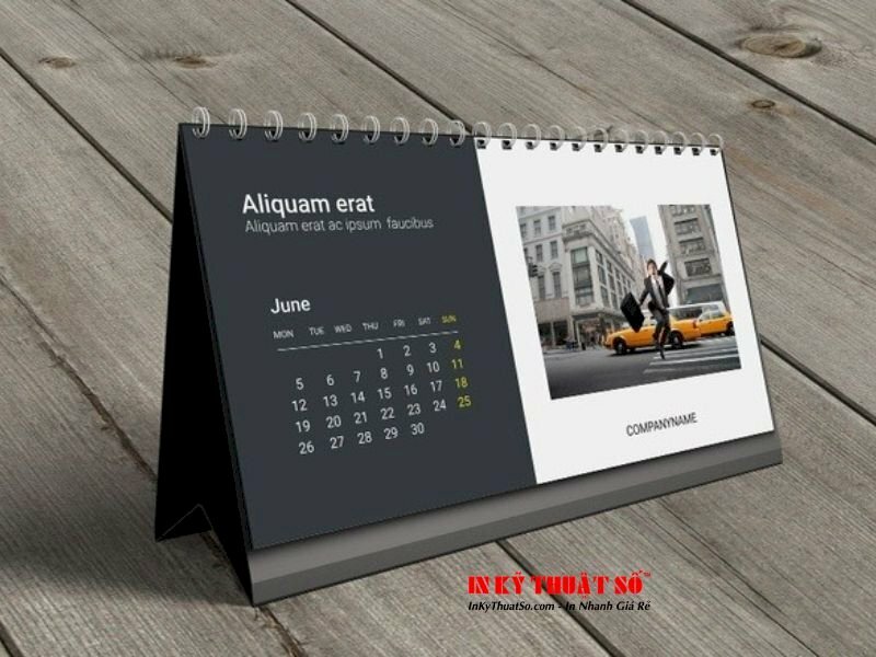 lịch chữ A độc quyền cho công ty chứng khoán tài chính