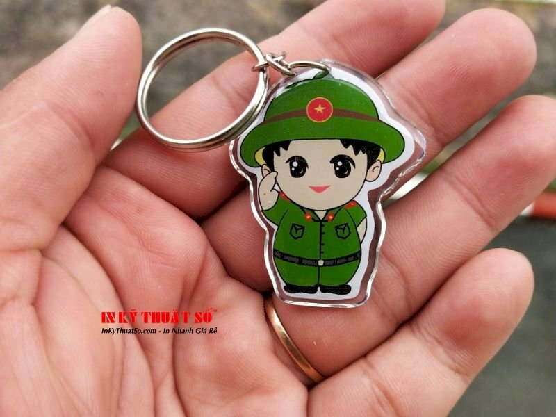 móc khóa nhựa dẻo chibi