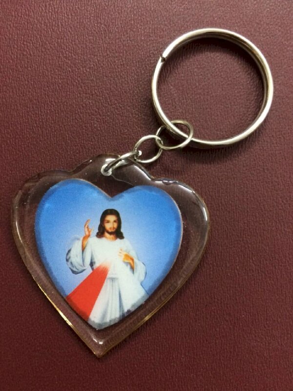 móc khoá nhựa dẻo hình Chúa