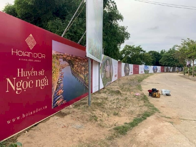 in phông bạt quảng cáo quây công trình lớn
