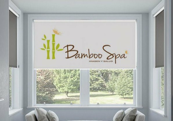 rèm cuốn in logo & thông tin doanh nghiệp