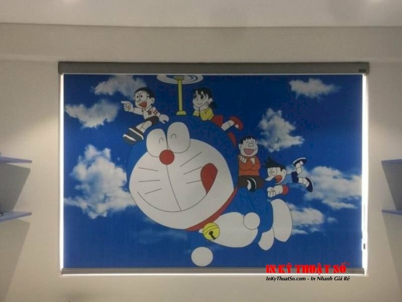 rèm cuốn tranh trẻ em