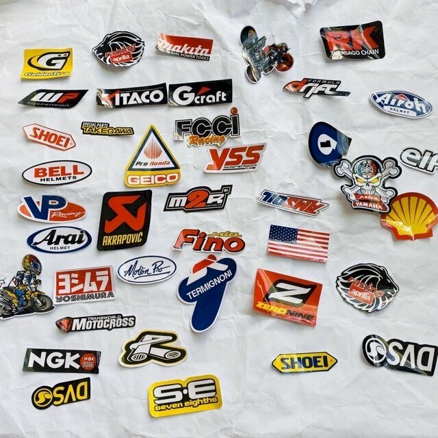 tem dán xe đạp dạng sticker
