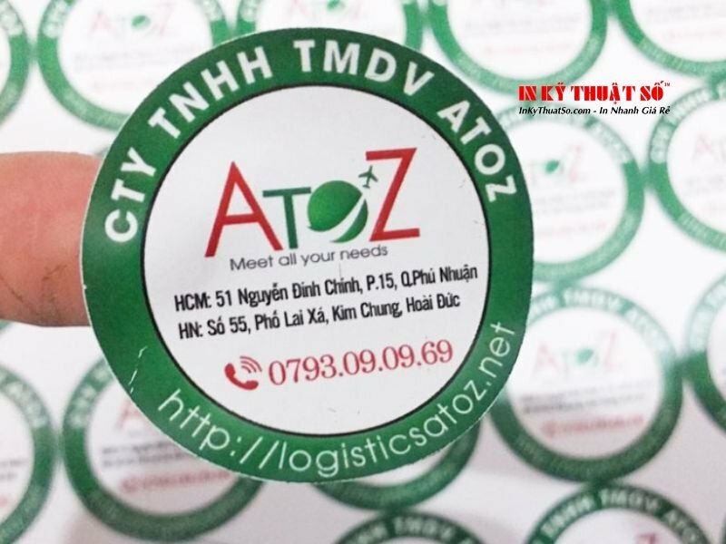 tem decal sữa dán thông tin doanh nghiệp