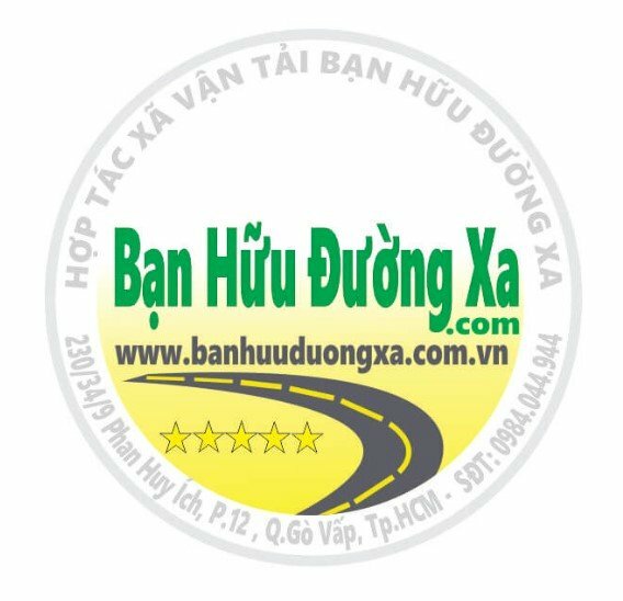 tem decal trong dán logo hợp tác xã vận tải