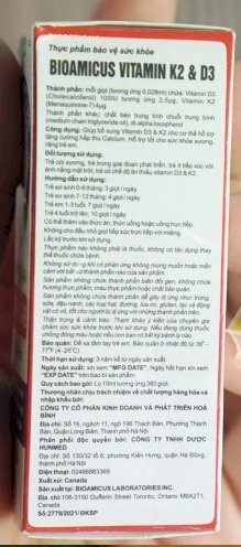 Tem phụ thực phẩm chức năng