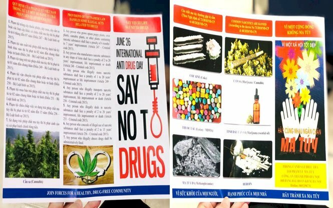 Mẫu tờ bướm tiếng Anh - song ngữ Việt - Anh