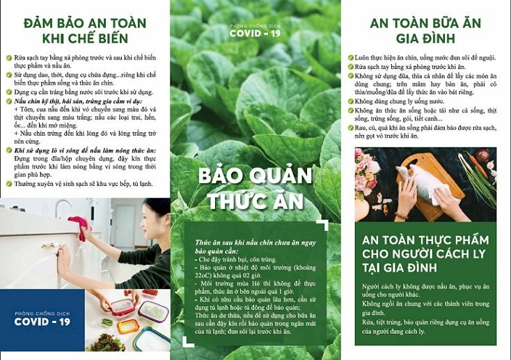 Tờ rơi A4 an toàn thực phẩm