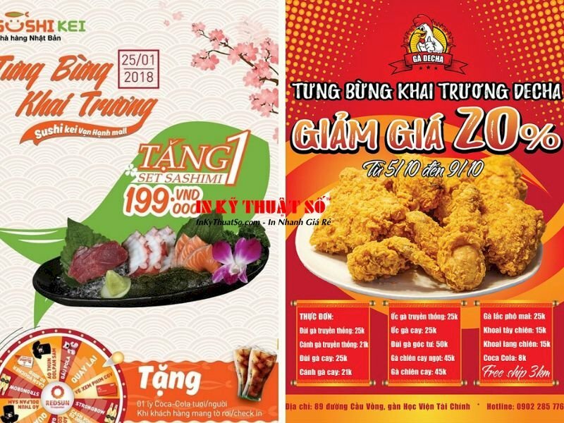 tờ rơi A5 khai trương