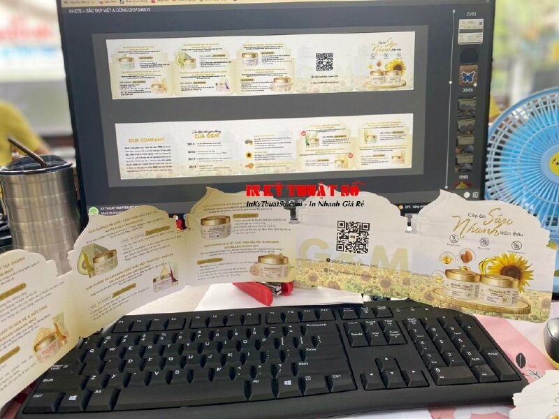 In tờ rơi gấp 5 theo yêu cầu TPHCM - In Kỹ Thuật Số Since 2006 - Ảnh: 4