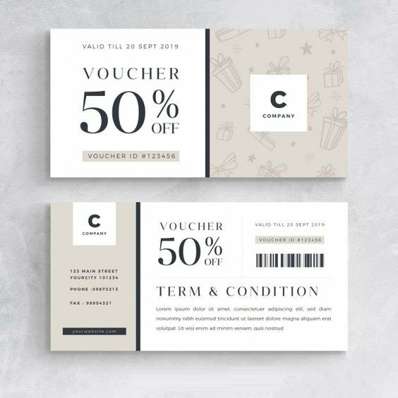 Tờ rơi A6 kết hợp voucher