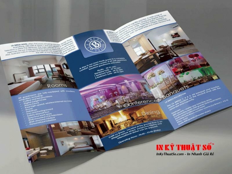 tờ rơi khách sạn gấp 3