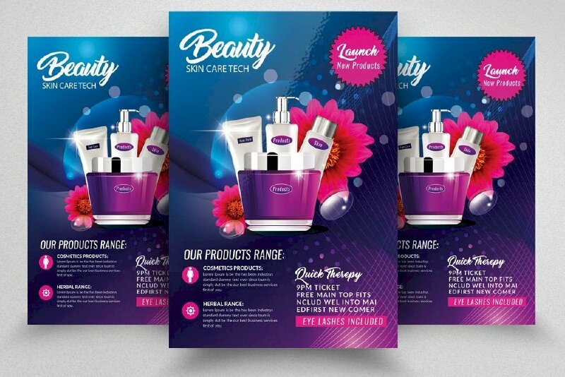 Tờ rơi quảng cáo cho Beauty Store