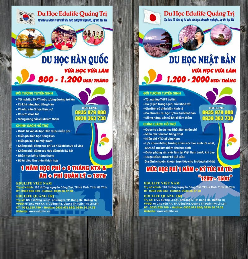 tờ rơi quảng cáo du học