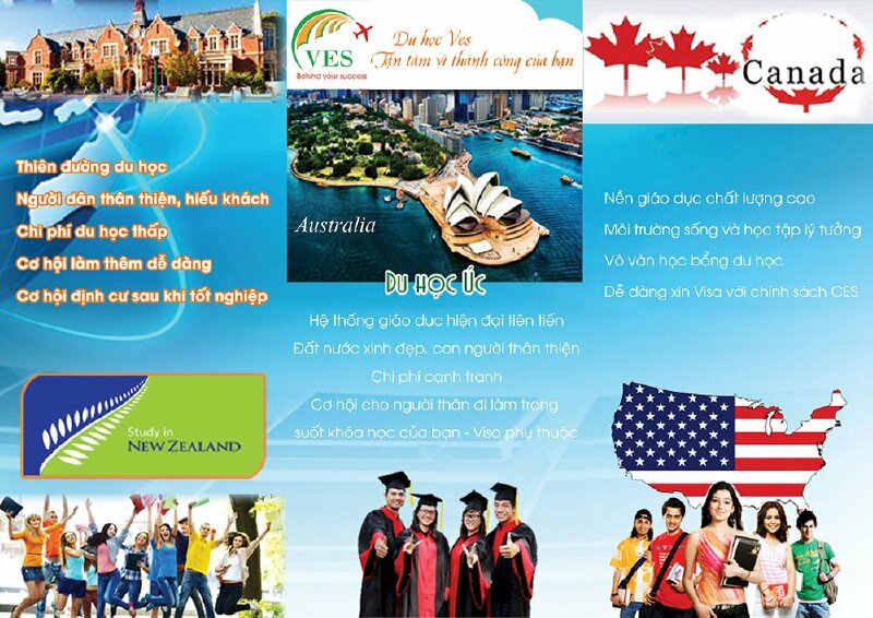 Tờ rơi quảng cáo du học Mỹ