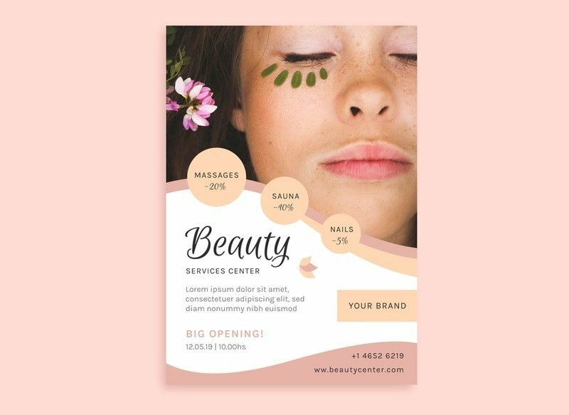 Tờ rơi quảng cáo spa đẹp - Inkythuatso