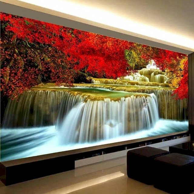 Tranh đính đá phong cảnh