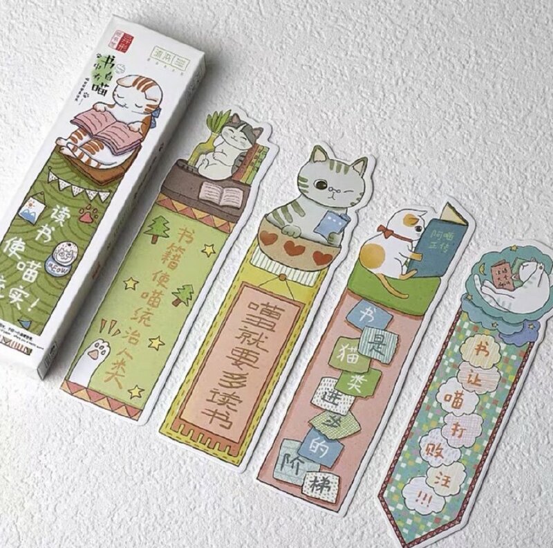In bookmark hình mèo cute gái rẻ