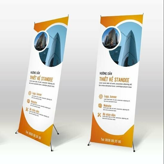 Thiết kế standee ngành xây dựng