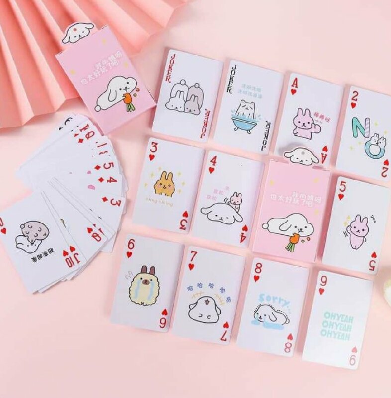 Bộ bài Tây hoạt hình dễ thương