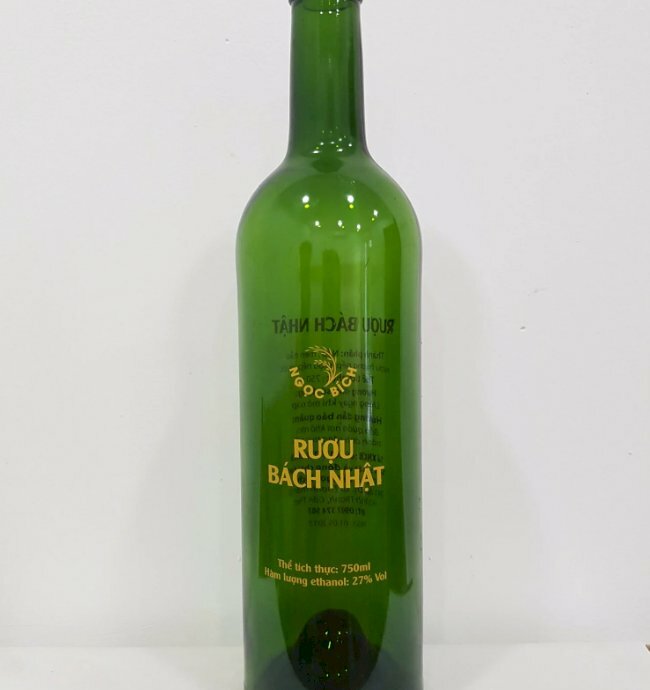 In chai thủy tinh đựng rựu