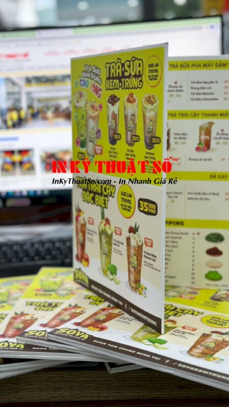 In menu PP cán format