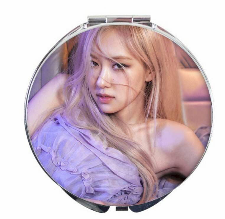 Gương cầm tay mini in hình Rose Blackpink