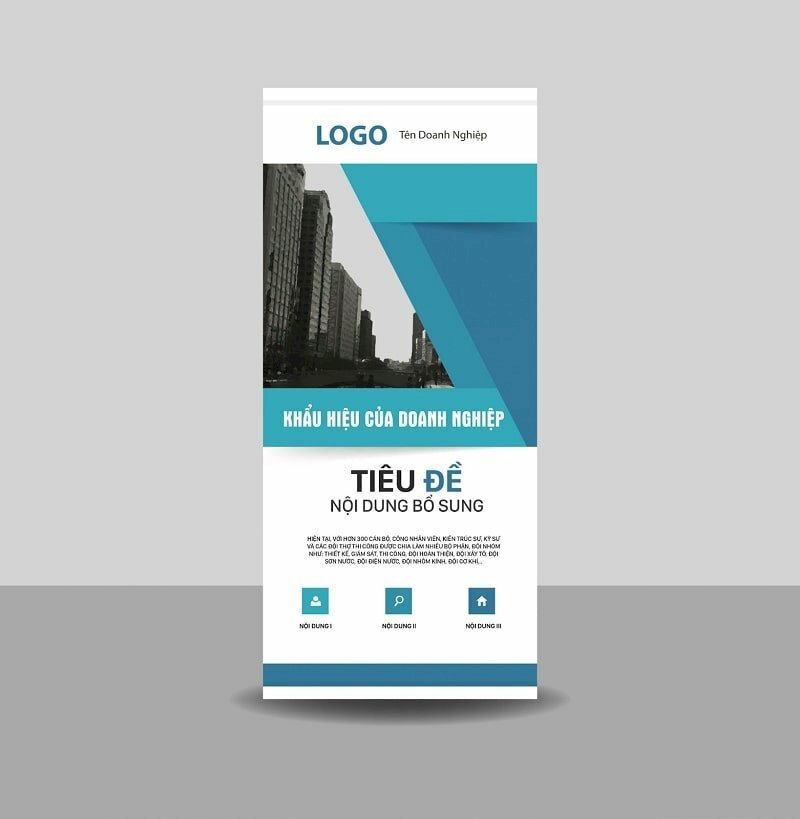 Mẫu standee bất động sản