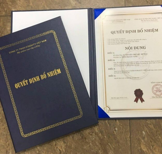 Bìa đựng tài liệu, hồ sơ mạ vàng