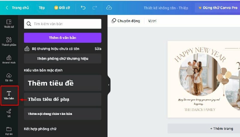 Hướng dẫn cách làm thiệp chúc mừng năm mới với Canva