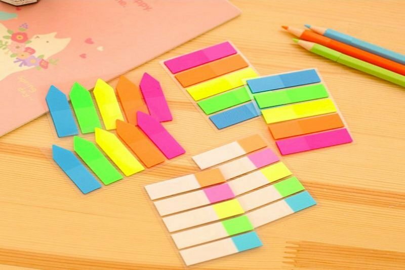 Giấy note ghi chú chỗ ký tên