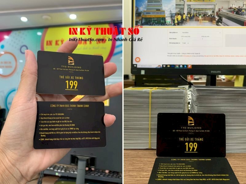 in vé giữ xe nhựa PVC