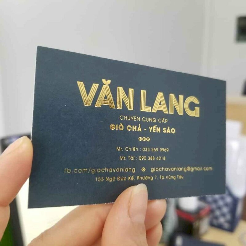 in danh thiếp ép kim