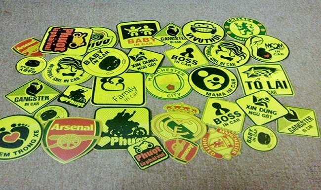 In logo decal phản quang 3M