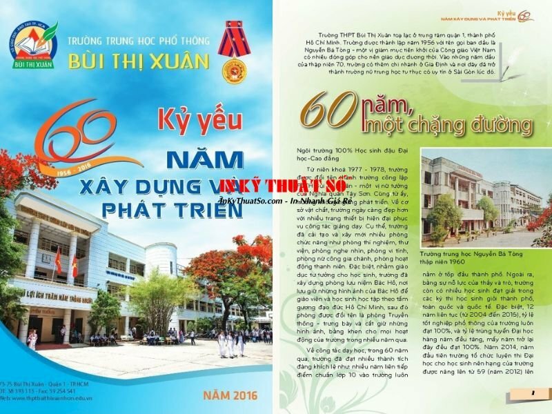 in kỷ yếu trường