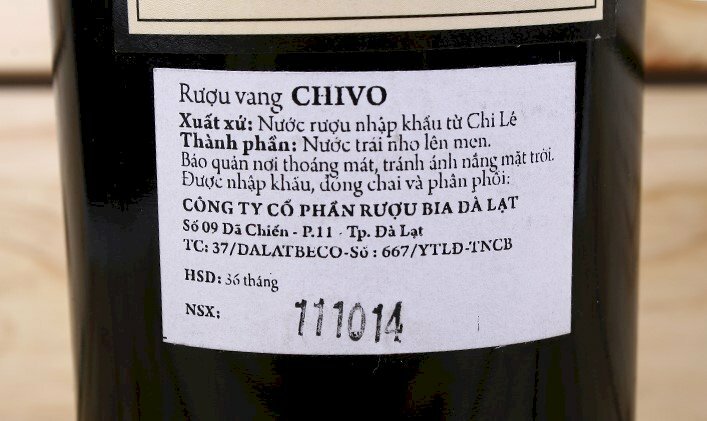 in nhãn mác hàng hoá nhập khẩu