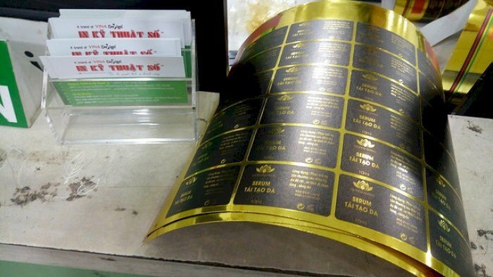 in nhãn mác mỹ phẩm