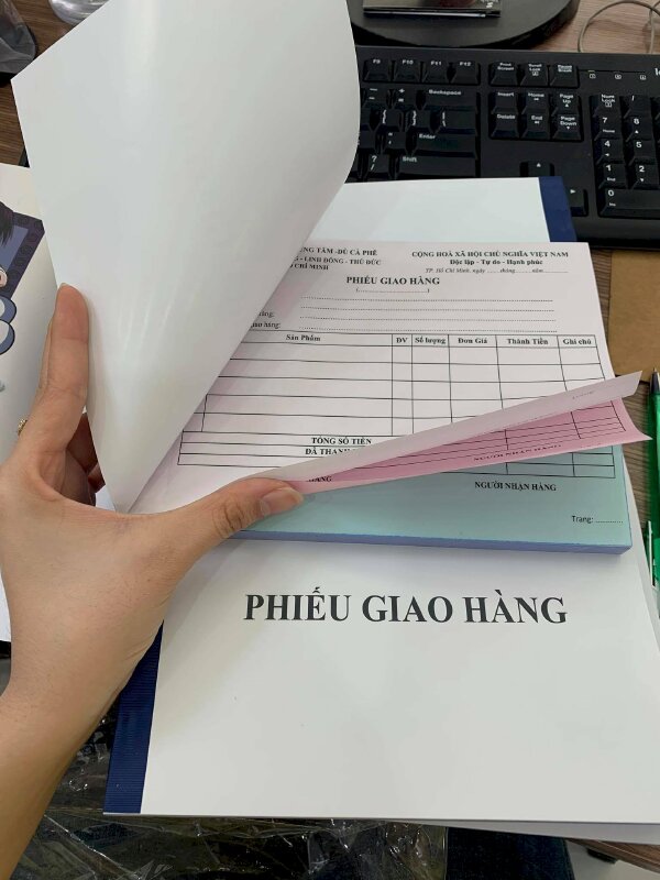 in phiếu giao nhận hàng