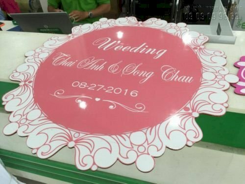 in PP trang trí đám cưới