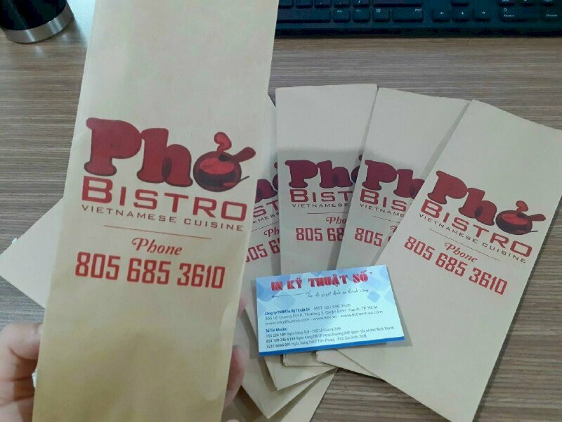 In túi giấy đựng bánh mì giá rẻ
