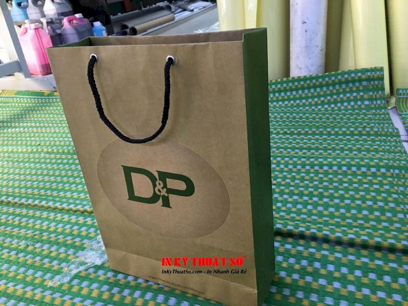 in túi giấy Kraft giá rẻ