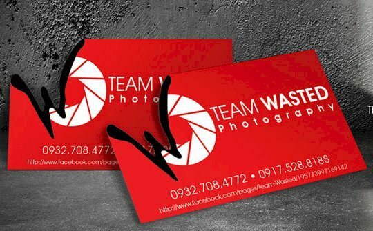 in name card cho cá nhân làm nghệ thuật, mỹ thuật, thiết kế